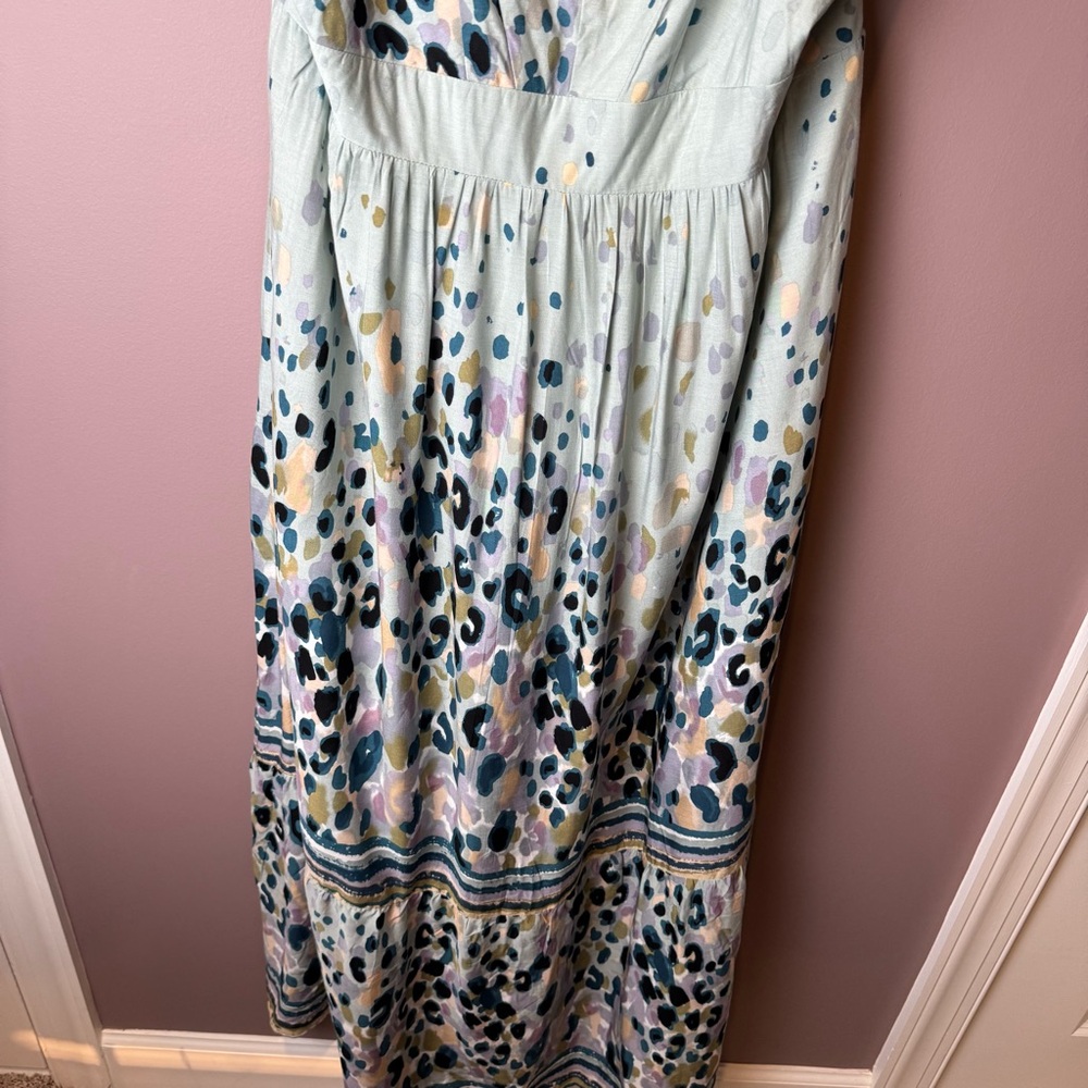 Davi & Dani Maxi Strappy Boho Flirty Dress 1XL - Picture 5 of 10